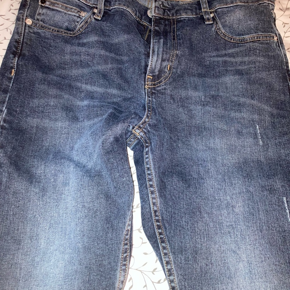 Calvin Klein Classic Distressed Denim Jeans